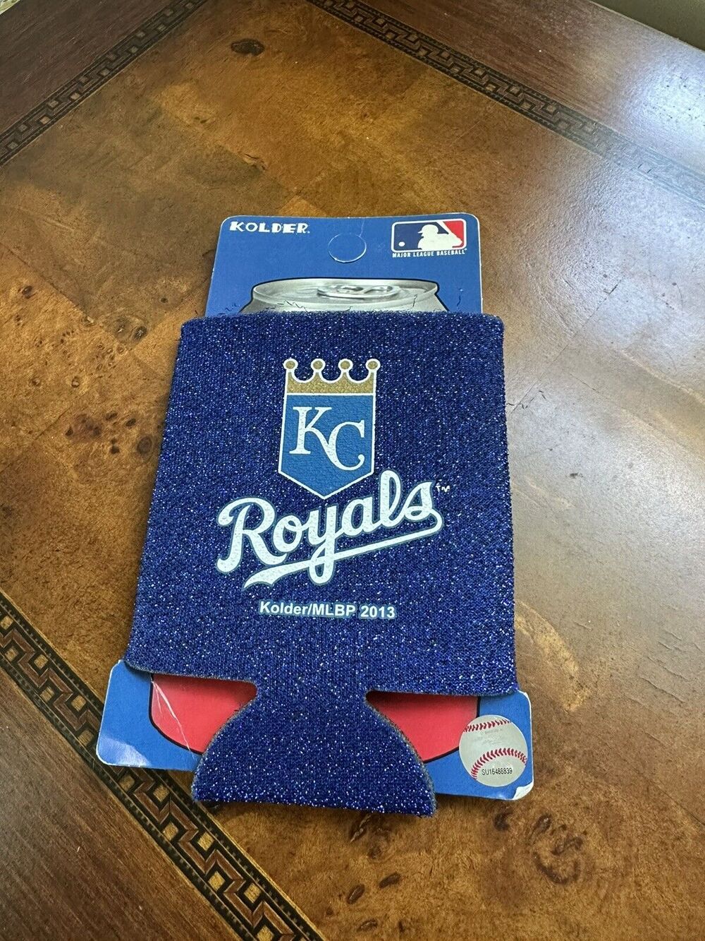 NEW KC Kansas City Royals "Kolder" Royal Blue Sparkles Koozie/ 16 Oz 2013